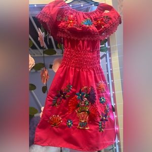 Authentic girls Mexican dress